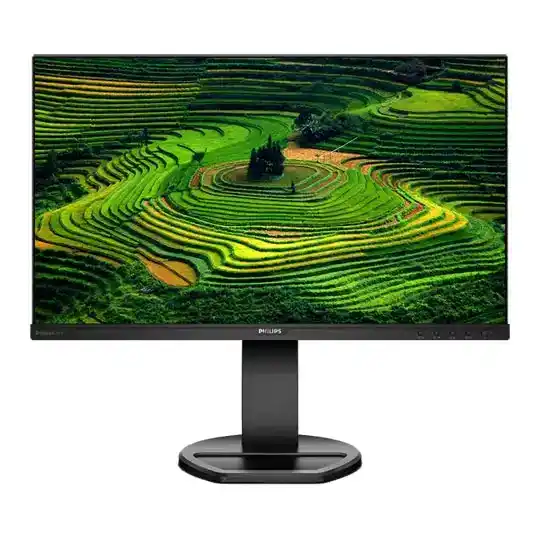 Phillips 24" Full HD 75Hz IPS Monitor Height/Tilt/Swivel/Rotate Adjustable with Speakers & USB3